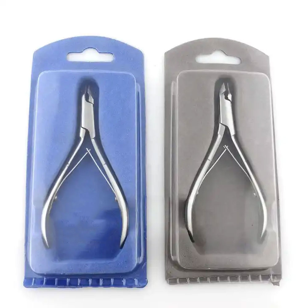 Precision Cuticle Nippers - Stainless Steel, Screw Joint, Double Spring, Sharp Cutting, 5mm Jaw - Nail Care Essential