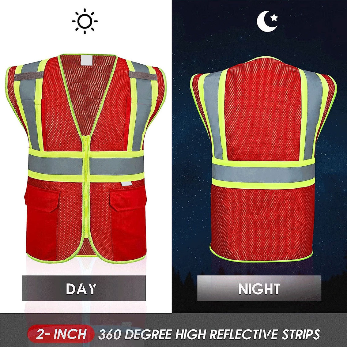 Working Vest Travel High Material Used Reflective Safety Vest Wholesale New Coming Up Super Quality Men