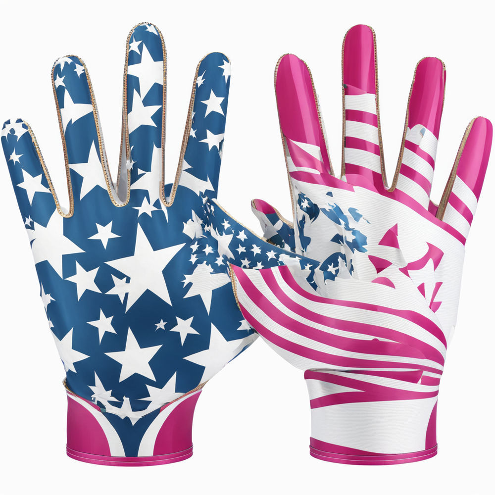 Best Design Protect Latex Knitting Nylon Gloves Football Gloves American Football Gloves For Unisex