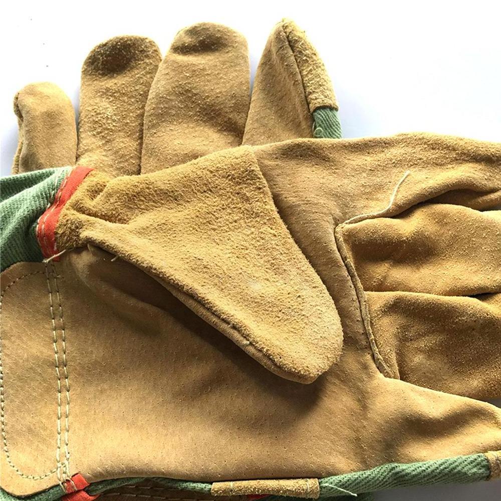 New arrival 2023 Safety Gloves Work Gloves made of cow split leather with Index finger Reinforced palm Working Gloves