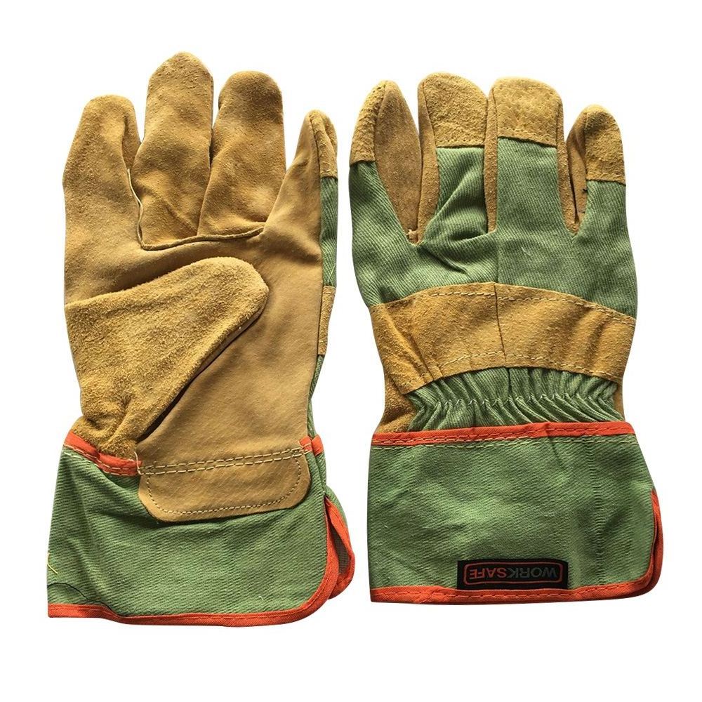 New arrival 2023 Safety Gloves Work Gloves made of cow split leather with Index finger Reinforced palm Working Gloves