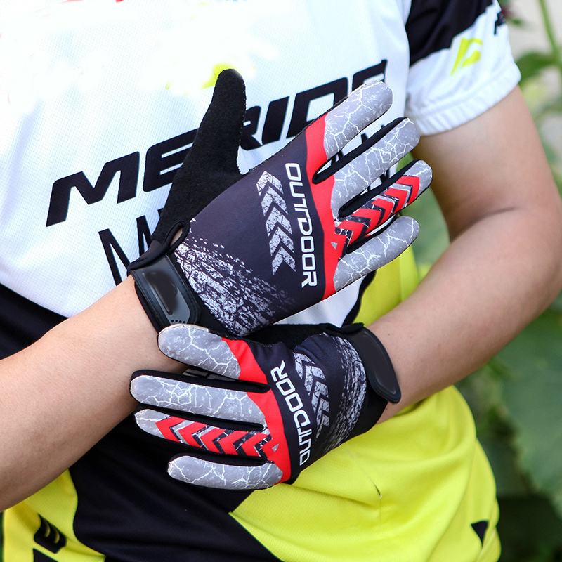 Outdoor mountain bicycle full finger gloves windproof warm dirt bike winter cycling glove multi colors full finger cycle gloves