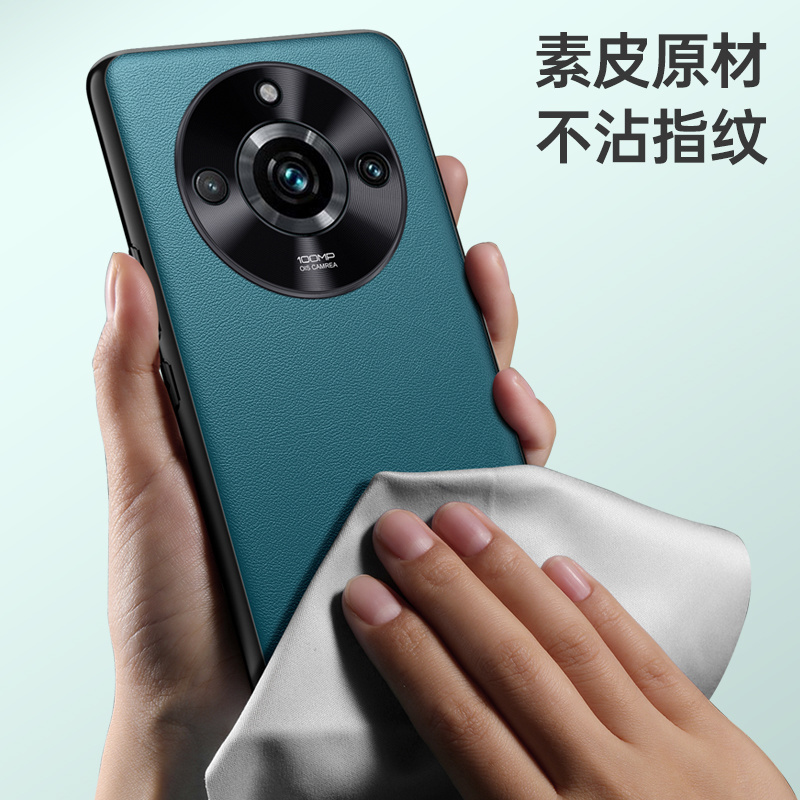 Luxury Shockproof PU Leather Phone Case with Metal Camera Protective Cover For OPPO Realme 11 Pro Plus Reno9