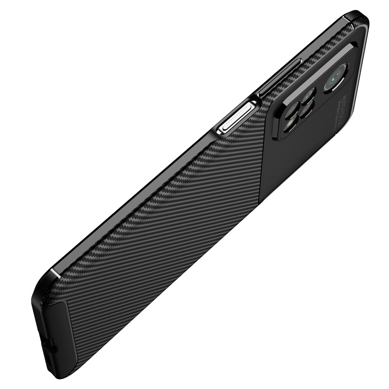 Carbon Fiber Skin Soft TPU Bumper Auto Focus Phone Case For Xiaomi Mi 10T Pro 10T Lite Poco X3 C3 Note 9S 9Pro Max