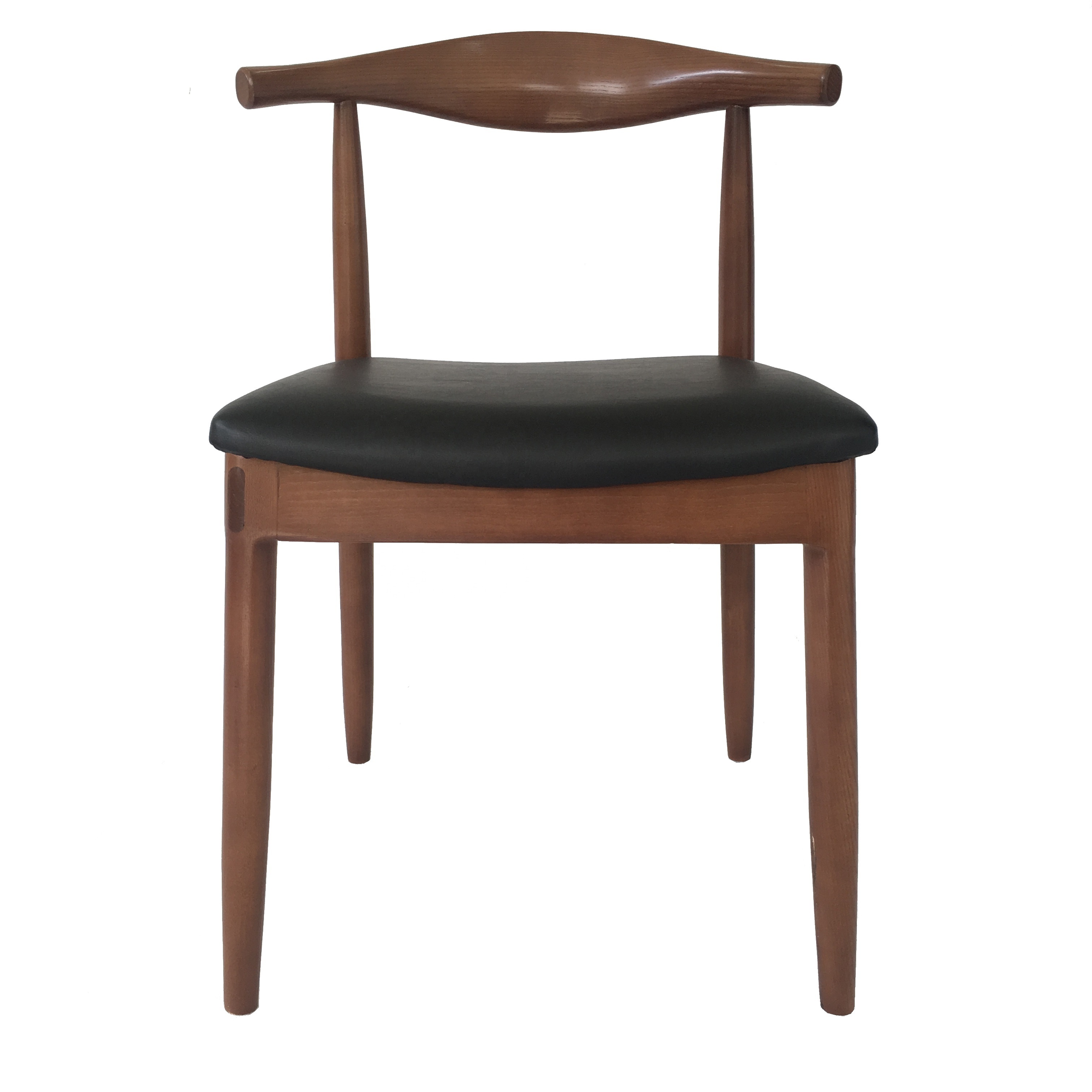 Made in Vietnam modern design leather wood chair restaurant furniture