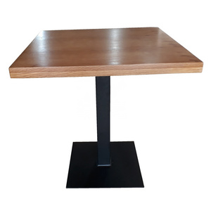 Vietnam custom factory high quality wooden top restaurant table