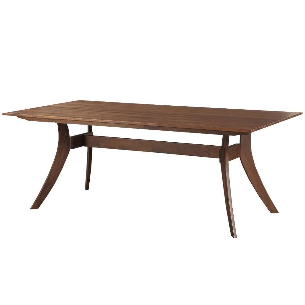 Made in Vietnam OEM  solid modern design furniture wood dining table Dining Room Furniture Modern Extension High