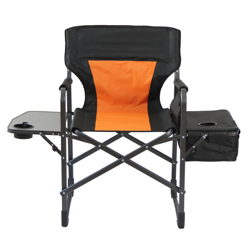 Overside Padded Outdoor Round Lounge Round Folding Adult Large Folding Foldable Camping Director Chair