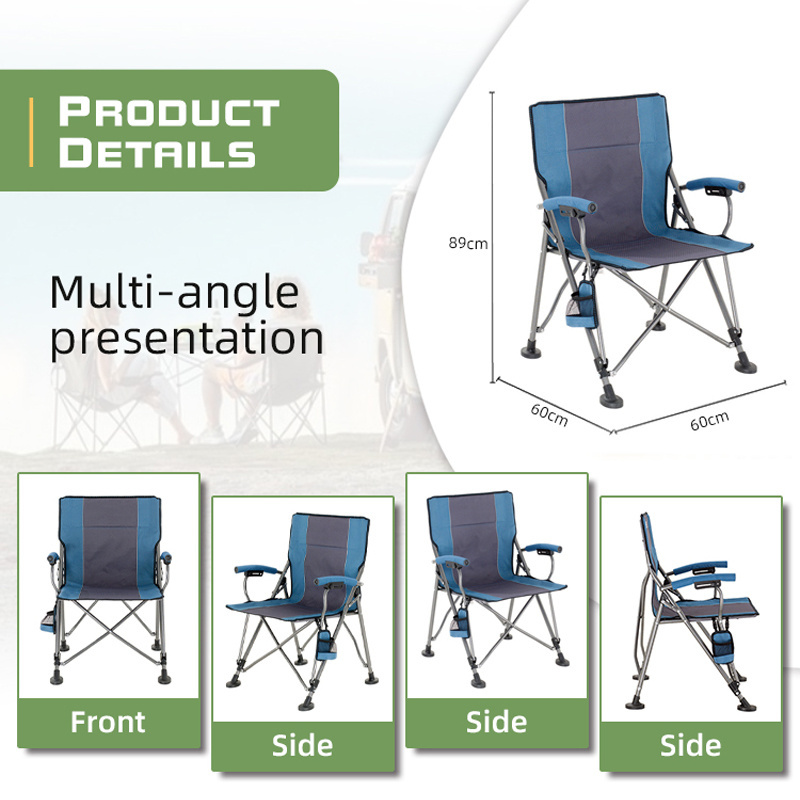 Lightweight Lazy Portable Fishing Foldable Outdoor Lawn Padded Camping Chair