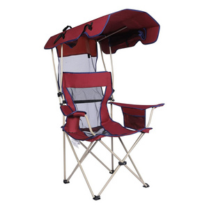 Armrest Furniture Ultralight Fashion Personalized Captain Tailgate Director Folding Chair With Canopy