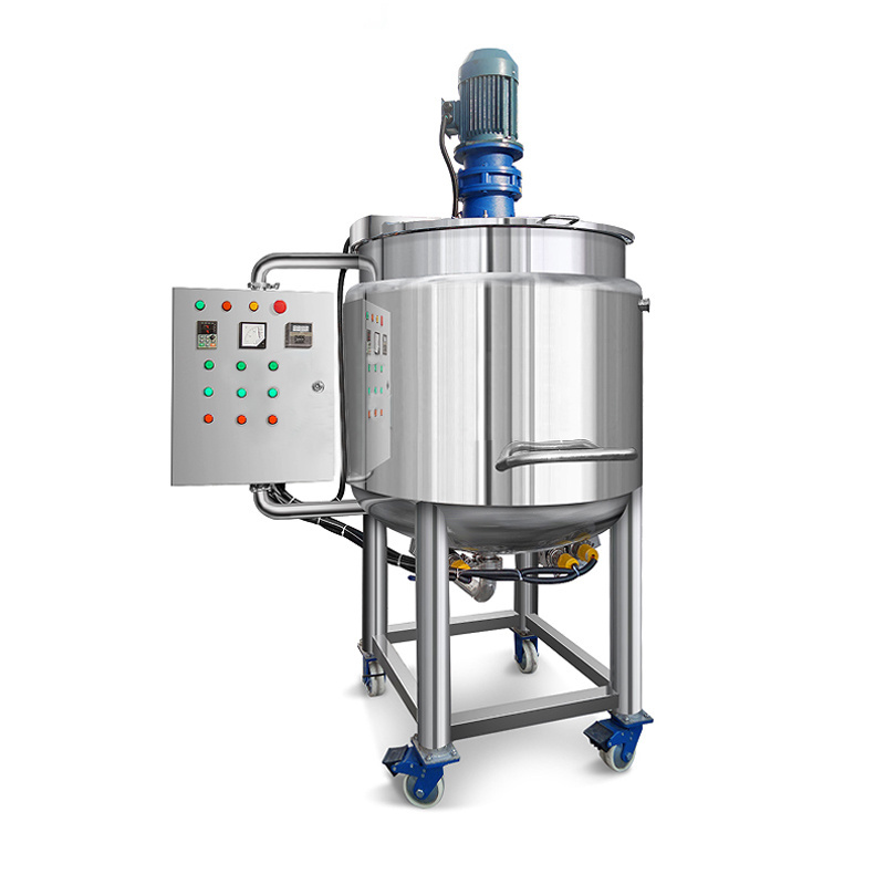 Hot sale industrial 300L 500L 1000L 2000L 3000L 5000L  stainless steel blender SS mixing tank for cosmetic food