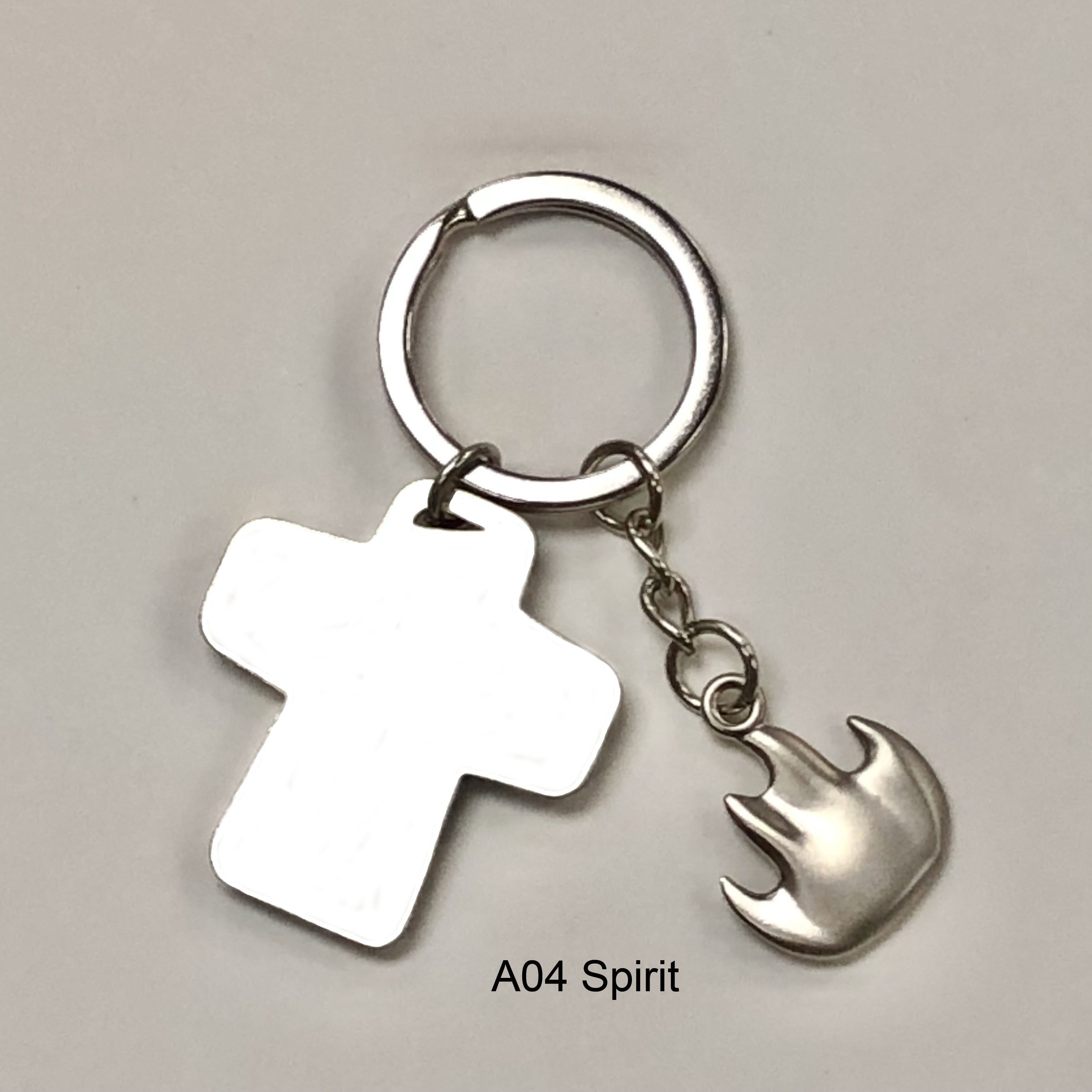 factory Customized Good Quality Beautiful Zinc Alloy Cross Fire gifts Ring Key Chains Metal Crafts Keyholder for souvenir