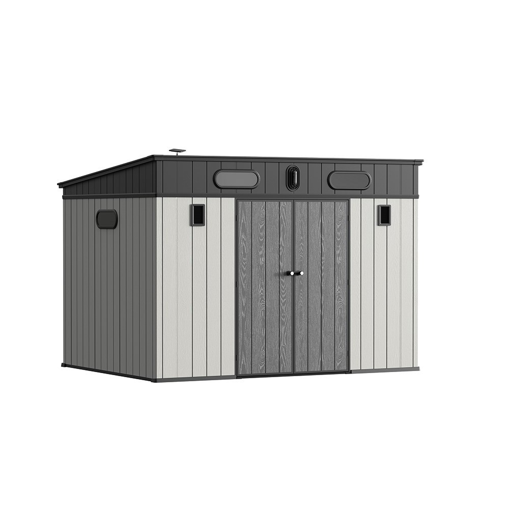 Plastic Garden 10x10 Sheds Outdoor Storage Garden Tool House Backyard Waterproof Storage Cabinet Box