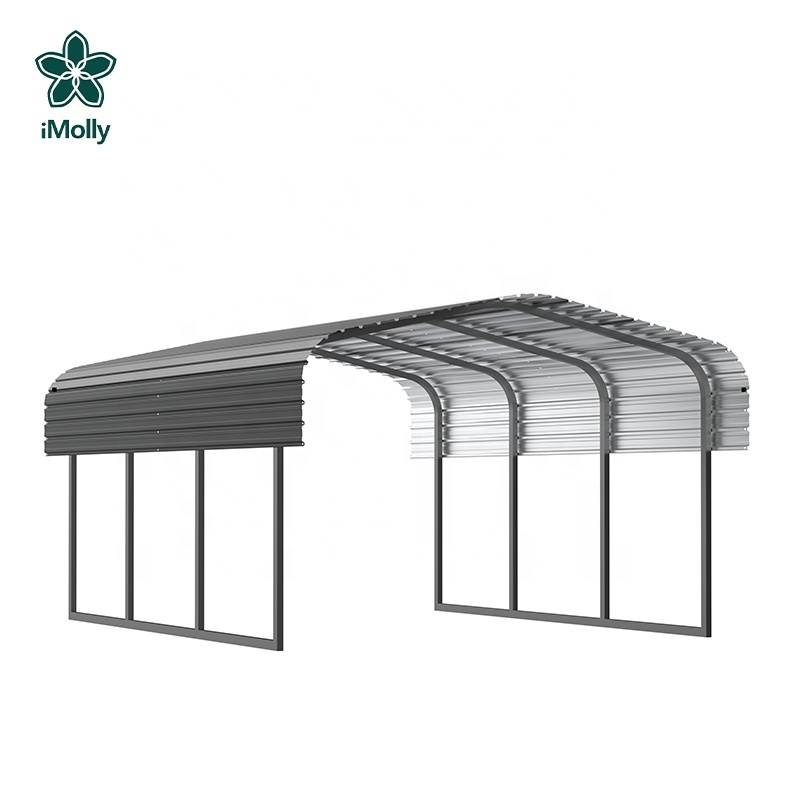 Factory Wholesale Easy To Install 10ft Metal Carport For Car Parking Sun Shelter Car Park waterproof Canopy