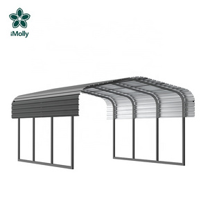 Factory Price Regular Roof 10Ft Carport Gable Roof Car Port Shelter Aluminum Car Shelter Driveway Car Canopy