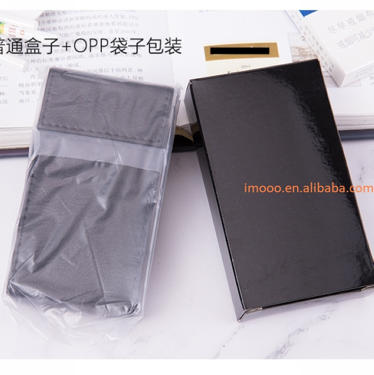 Factory Price PU Leather Cigarette Case For Tobacco Storage Box Holder 20 Cigar Protective Cover Lighter Sleeve Gadgets