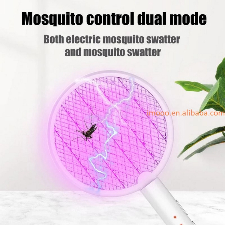 Factory Price Bug Zapper with UV Light 3500V Electric Flies Swatter Killer USB Rechargeable LED Lamp Summer Mosquito Repeller