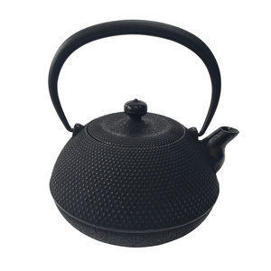 Sustainable tea kettle and teapot with strainer cast iron made in Japan eco friendly products