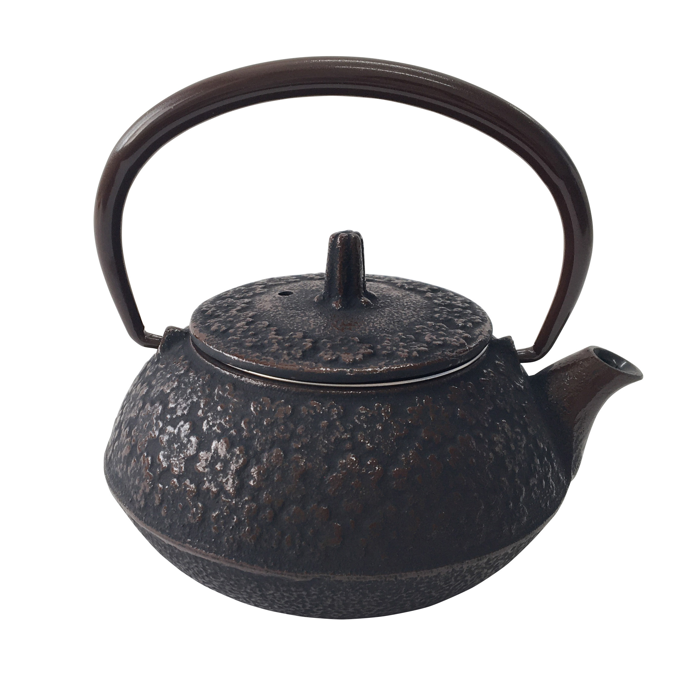 Wholesale traditional style small cast iron teapot with stainless steel strainer Japanese teapot