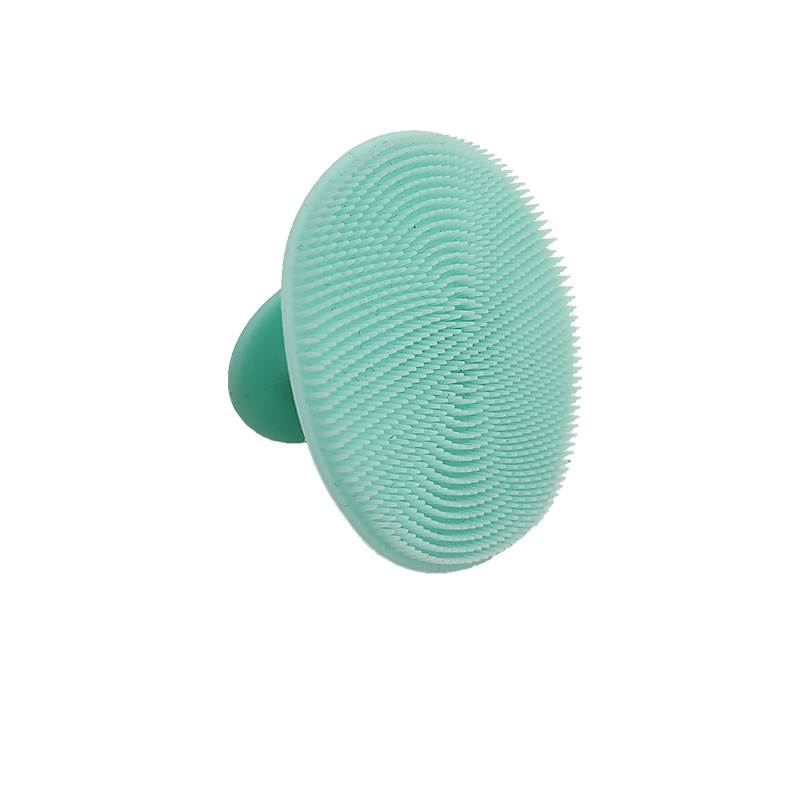 Manual Waterproof Mini Exfoliating Facial Cleaning Brush Silicone Face Wash Cleansing Brush