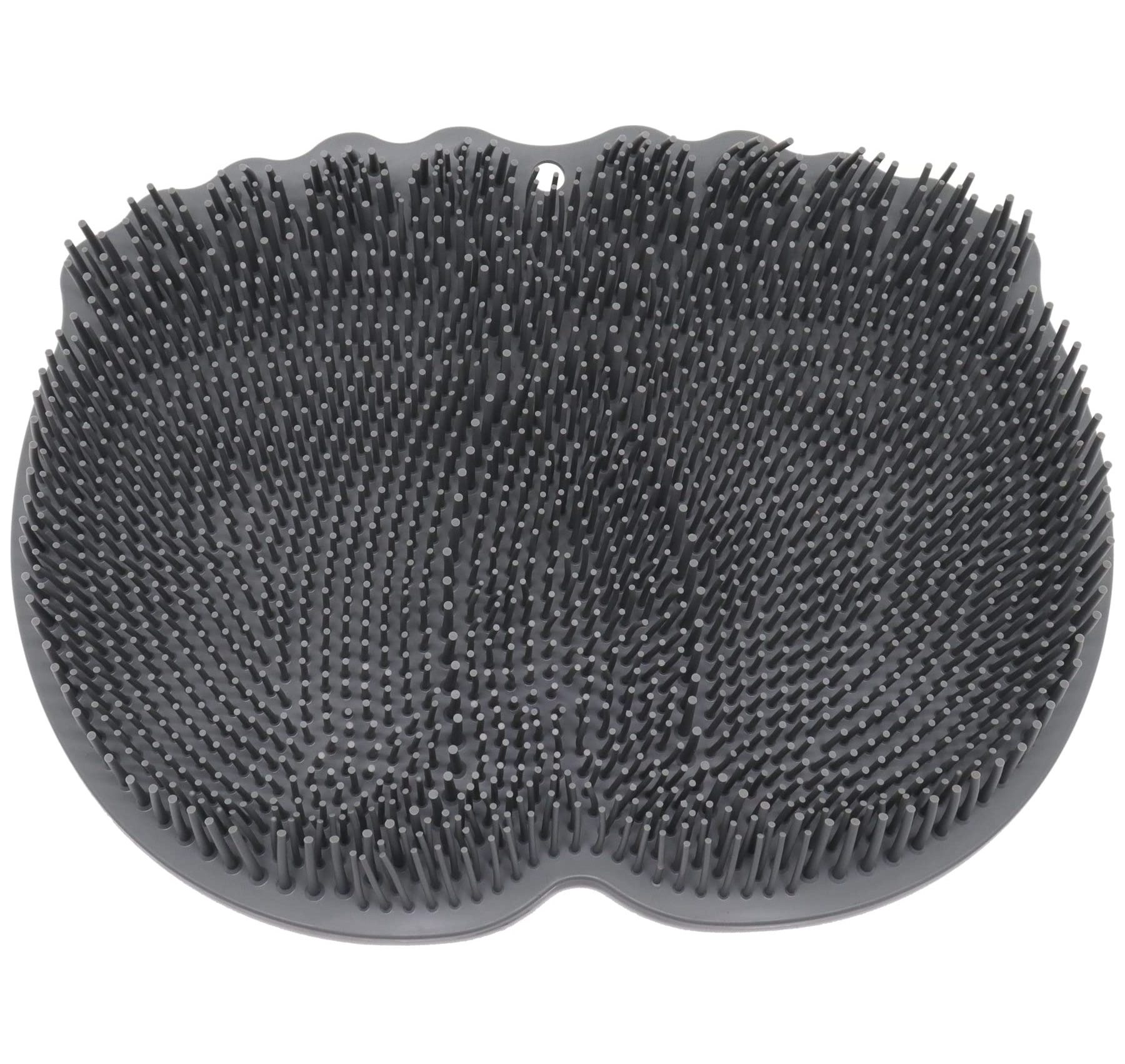 Shower Foot Scrubber Mat with Non Slip Suction Cups Cleans Smooths Exfoliates Massages your Feet Without Bending