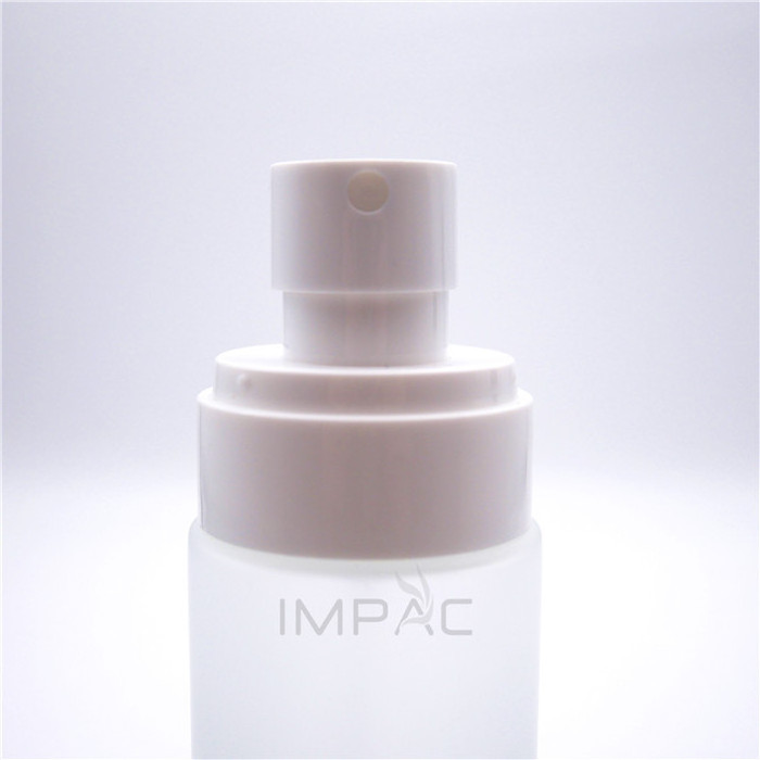 all cover cap skincare toner rounded spray frosted glass pump bottle 100ml