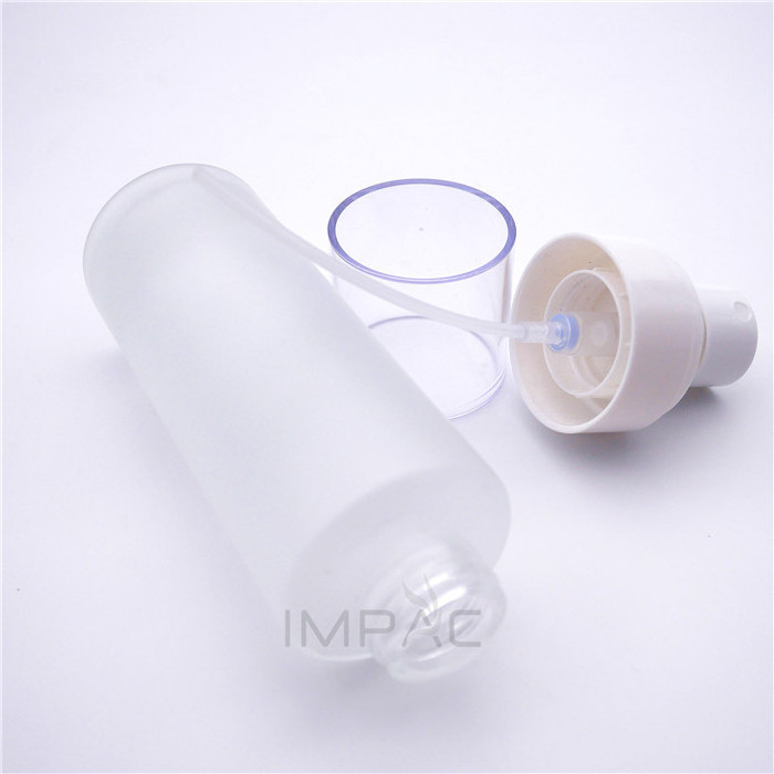 all cover cap skincare toner rounded spray frosted glass pump bottle 100ml