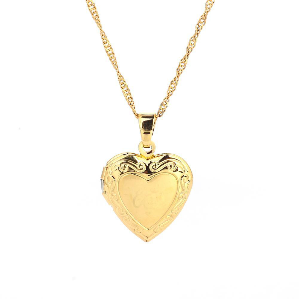 Hot Selling Wholesale Fashion men Women Cz 316l Stainless Steel heart shape Locket for sale