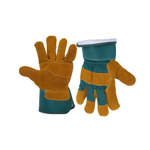 Performance Cowhide Split Leather Working Safety Gloves leather Industrial Safety Working Gloves for Hand