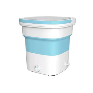 1.5kg Portable Folder Semi-automatic Washing Machine For Baby And Lady Multi-functional Mini Foldable Single Tub Washer Rv