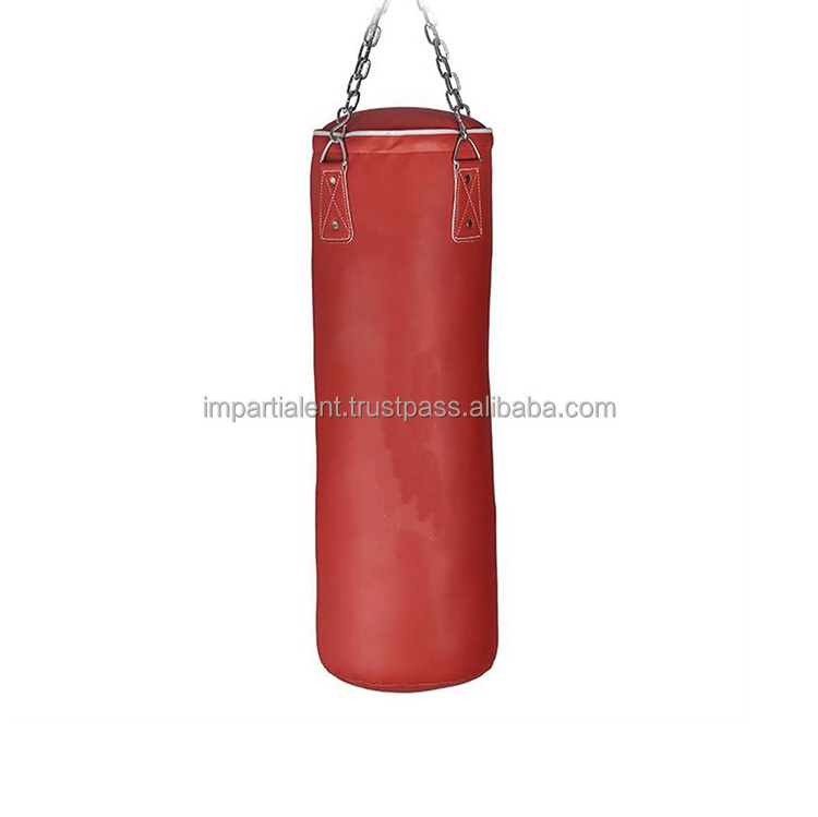 Top Quality Leather different colors 2023 New Gym Fitness Boxing Equipment Punching Bag Hanging Boxing Punching Bags Heavy chain