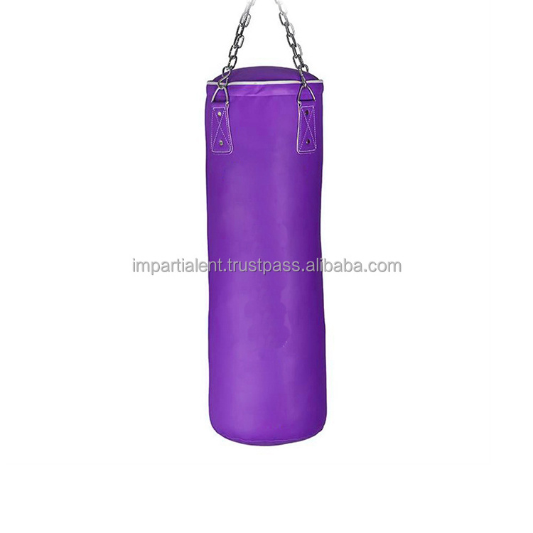 Top Quality Leather different colors 2023 New Gym Fitness Boxing Equipment Punching Bag Hanging Boxing Punching Bags Heavy chain