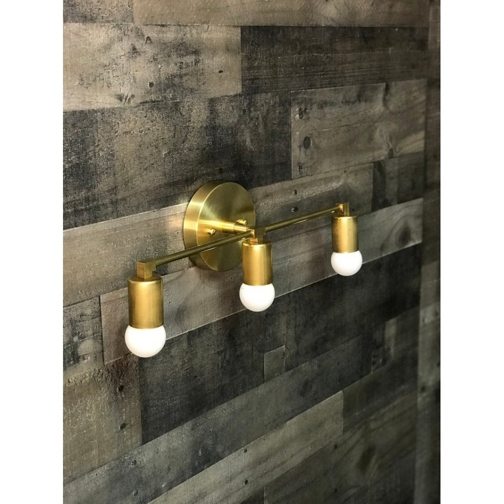 High Quality Wall Sconce 3 Holder Vanity Bathroom Lighting Mid Century Modern Contemporary Light