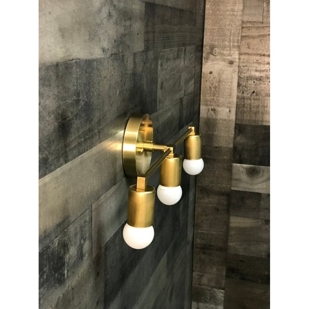 High Quality Wall Sconce 3 Holder Vanity Bathroom Lighting Mid Century Modern Contemporary Light