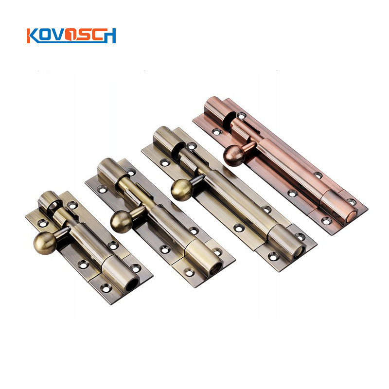 Wholesale Bolt Zinc Alloy Door Latch Lock Custom Color Heavy Duty Gate Slide Gate Barrel Bolt