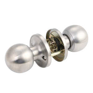 High Quality Commercial Bathroom Bedroom Knob Interior Passage Ball Knob Grade 2 Tubular Door Lock