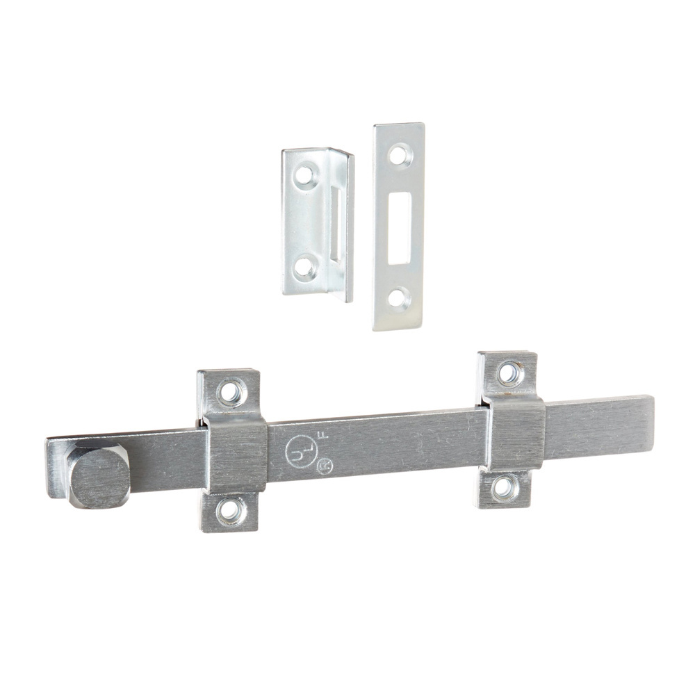 High Quality Sliding Door Latch Bolt Alloy Steel Satin Chrome Plated Finish Door Bolt Lock Heavy Duty Surface Bolt