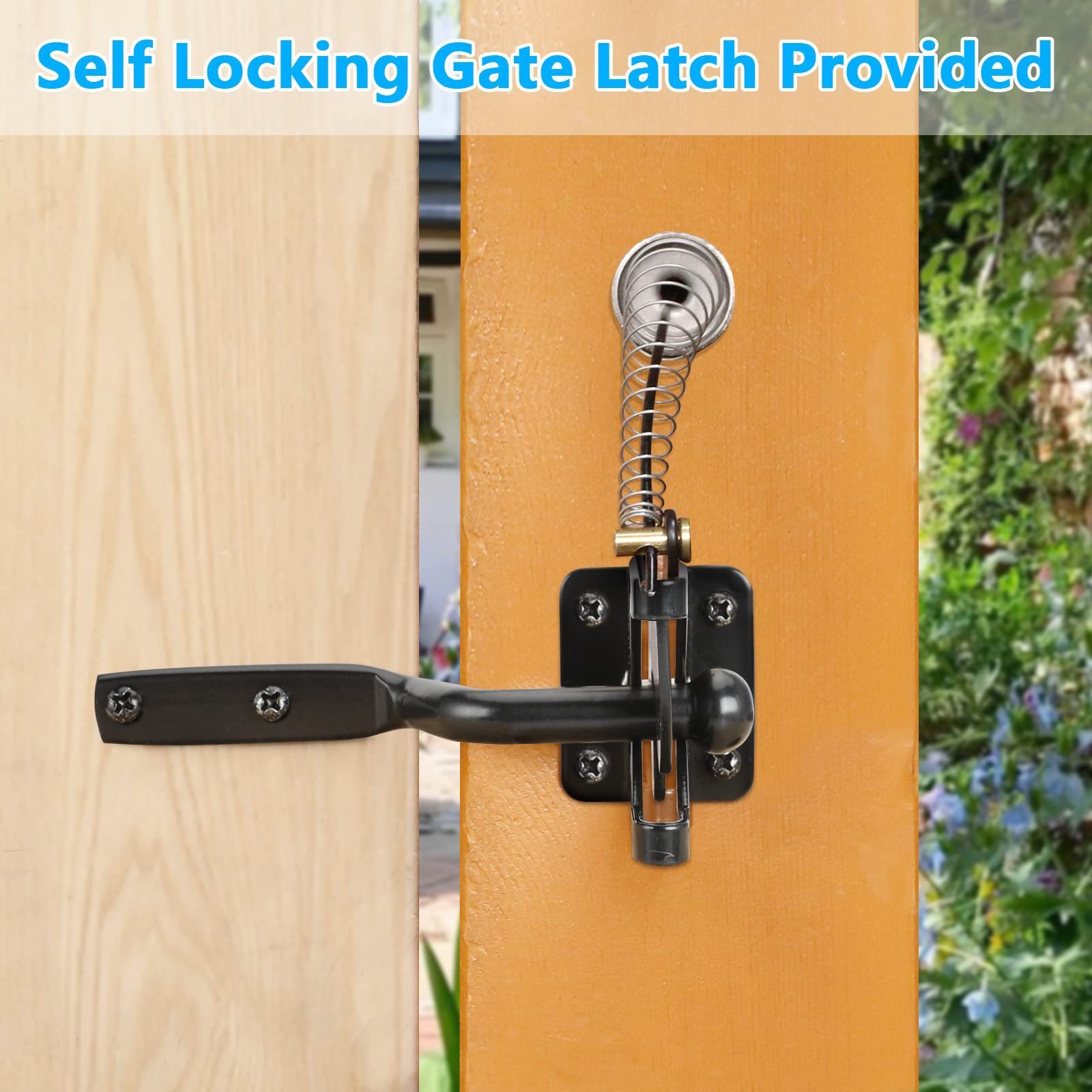 Wholesale Updated 90 Degree Right Angle Gate Hardware  Fence Gate Kit with Gate Latch Anti Sag