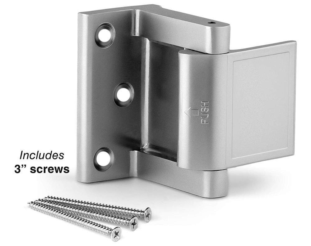 Wholesale Heavy Duty Privacy Latch In-Swinging Door Lock Reinforcer Privacy Latch Zinc Alloy Door Reinforcement Lock