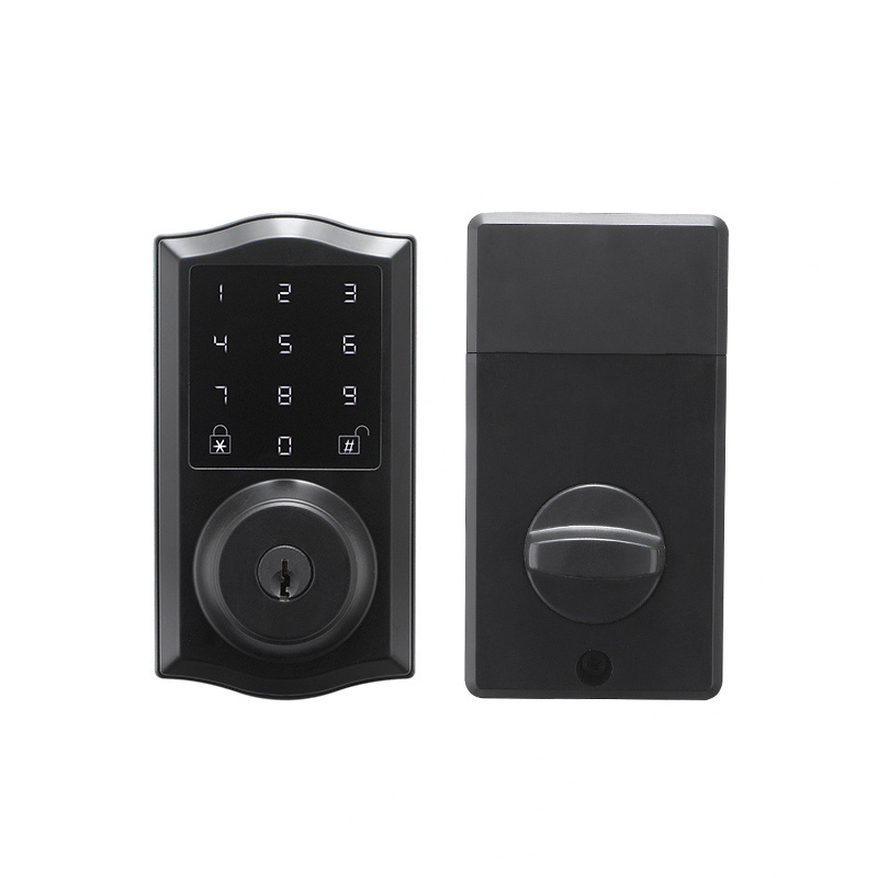 Keyless Entry Door Lock Electronic Keyboard Deadbolt with Lever Handle Entry Password Smart Door Lock