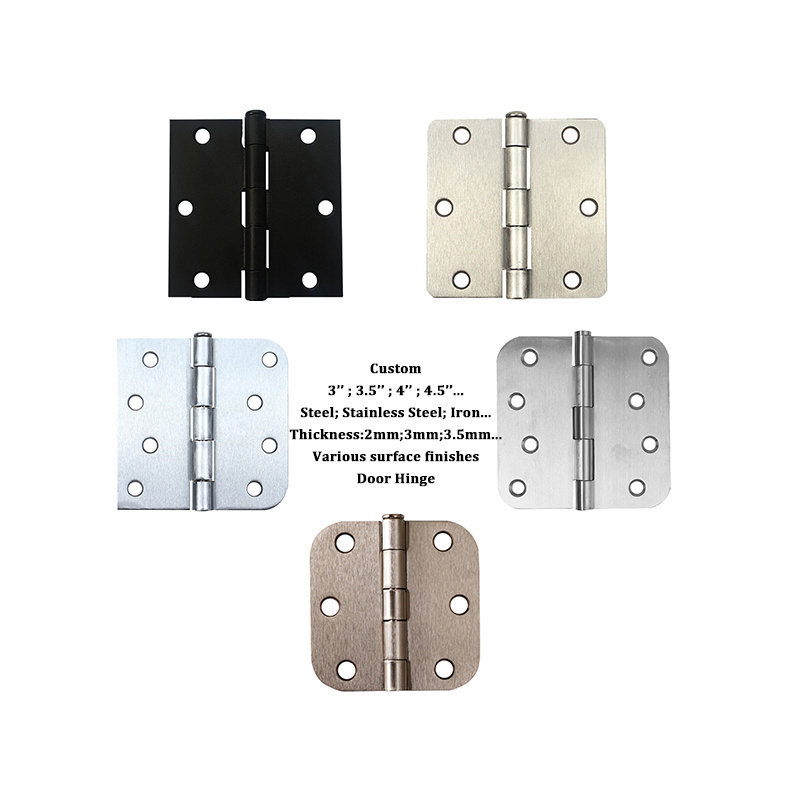 heavy duty stainless steel iron black wooden swing door butt hinges