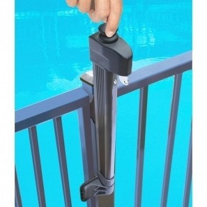 Gate Hardware Magnetic Child Safety Gate Pool Fence Latch Plastic Magnetic Guardrail Door Lock