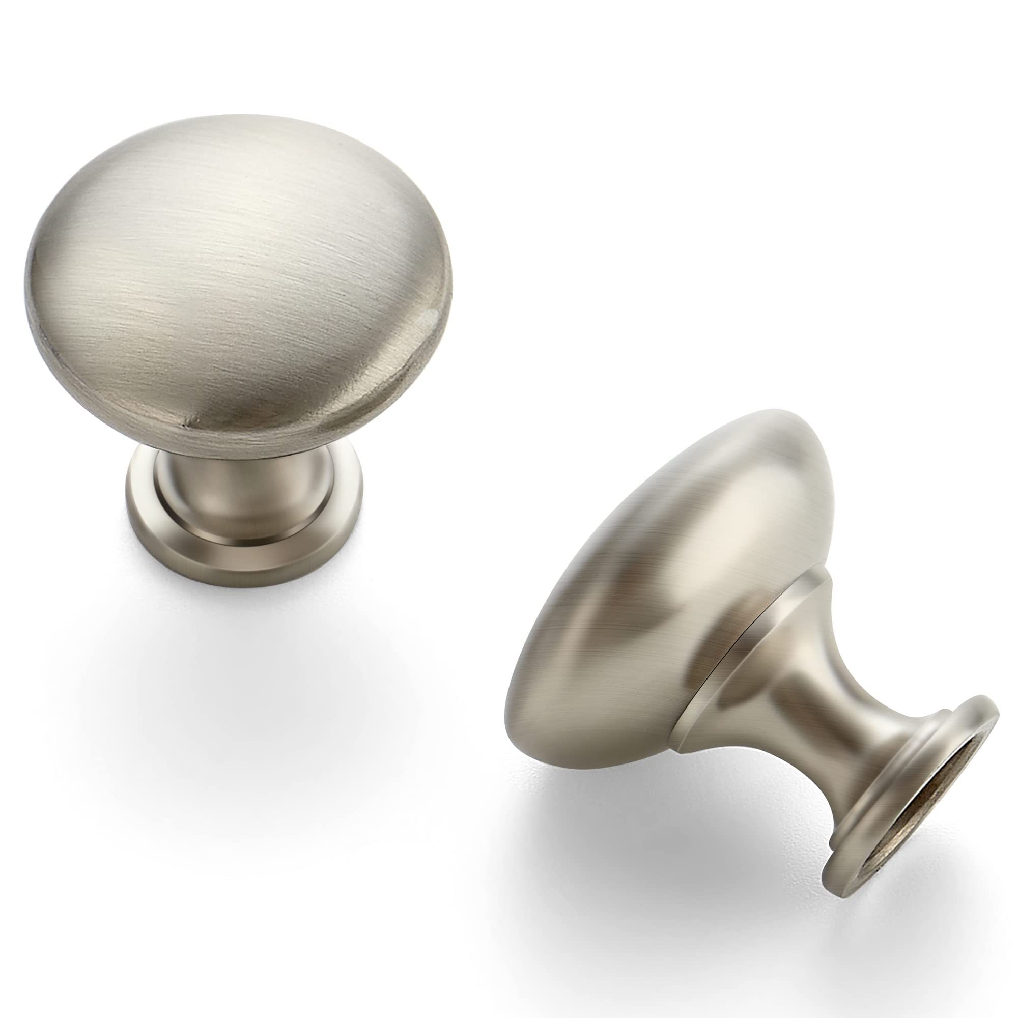 Euro Style Round Brushed Brass Dresser Drawers Pulls Door Knobs Kitchen Cabinet Brass Knob