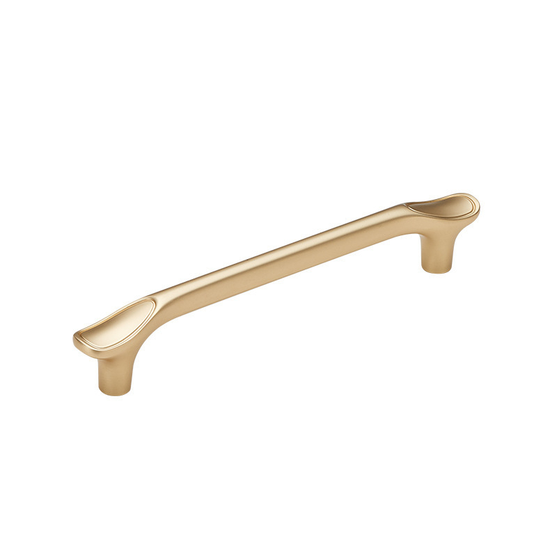 Wholesale Premium Zinc Alloy Cabinet Handle Elegant Cabinet Pull Black Golden Kitchen Furniture Pull