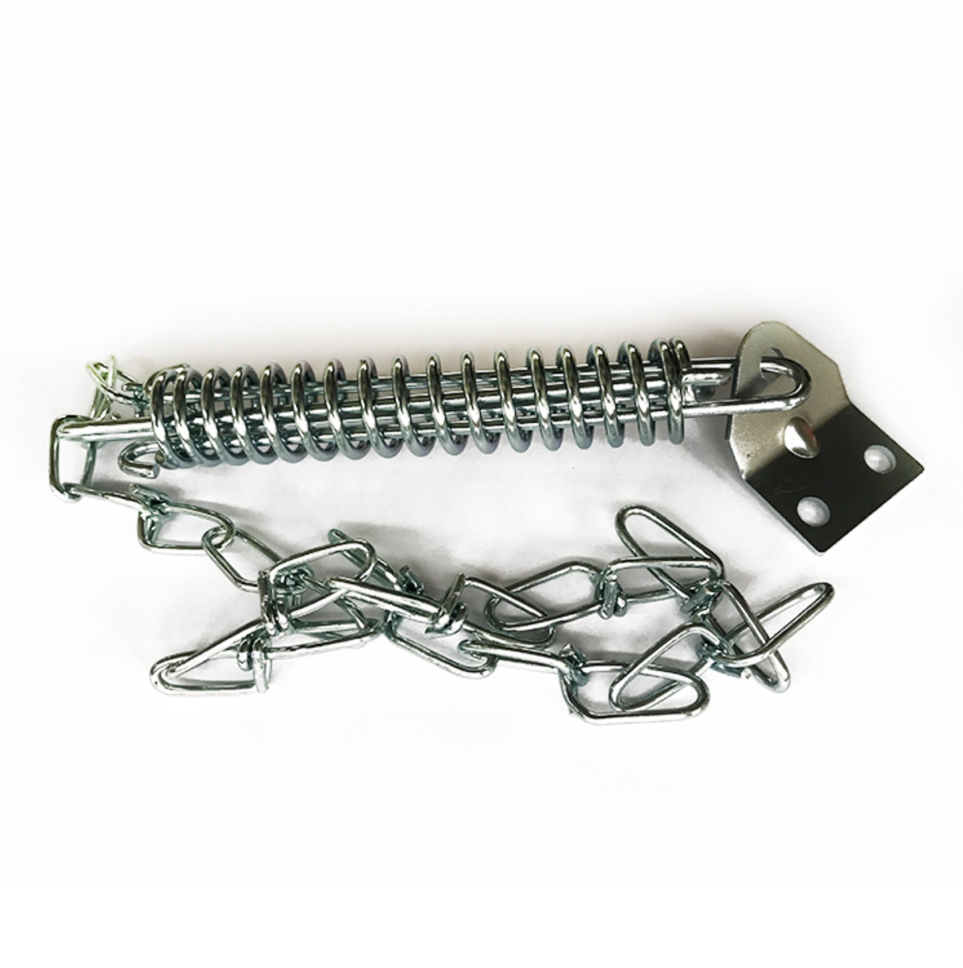 Wholesale Heavy Duty Storm Door Hardware Zinc Plated Black Security Storm Door Chain Spring