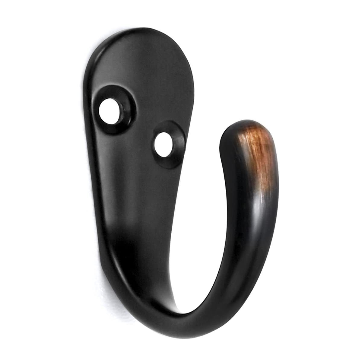 Retro Oil Rubbed Bronze Rustproof Coat Hooks Hardware Single Prong Wall Mounted Clothes Hook