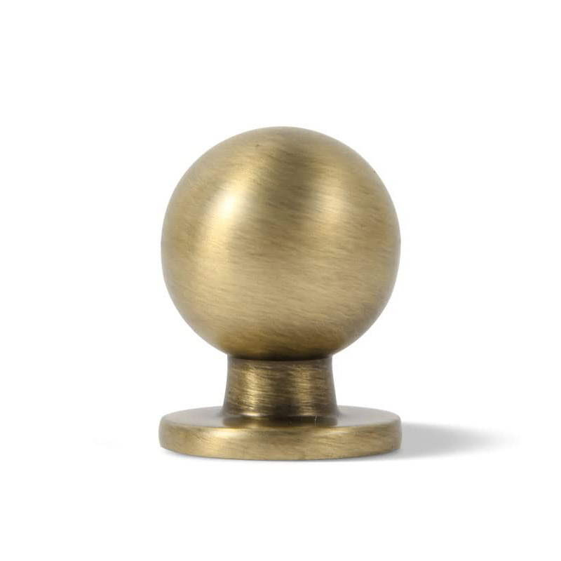 Wholesale Round Solid Brass Pulls Antique Cabinet Drawer Modern Minimalist Knobs for Furniture