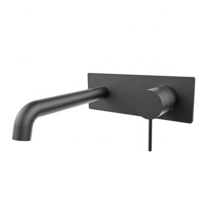 Concealed Bathroom Sink Ultra Thin Basin Faucet Mixers Taps Black Faucet Antique