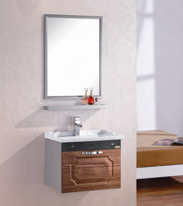 2022 New bathroom furniture stainless steel wall bathroom cabinets