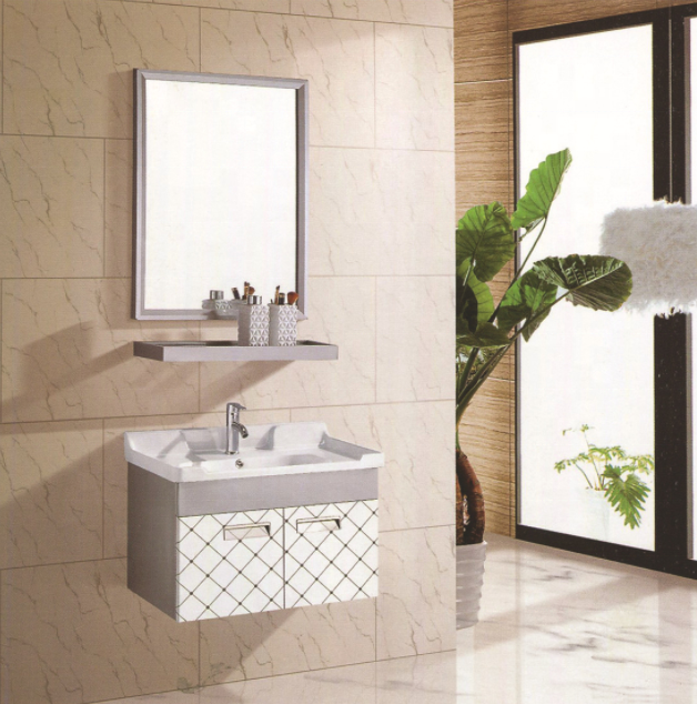 2022 New bathroom furniture stainless steel wall bathroom cabinets